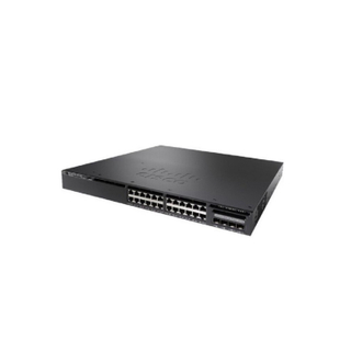 Cisco WS-C3650-24PD-L Network Switch Catalyst 3650 24 Port PoE 2X10G Uplink LAN Base