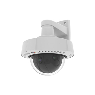 AXIS Q3708-PVE Network Camera 180º overview in challenging light conditions