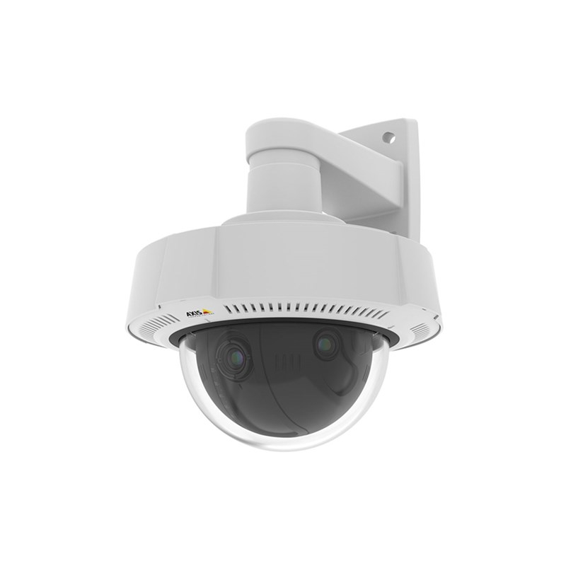 AXIS Q3708-PVE Network Camera 180º overview in challenging light conditions