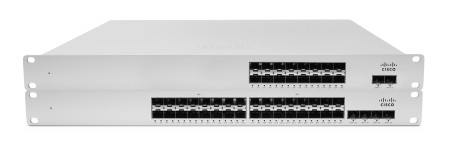 Cisco Meraki MS410-32 Cloud-managed 32 port 1 Gigabit Ethernet aggregation switch with 10 GbE uplinks and physical stacking