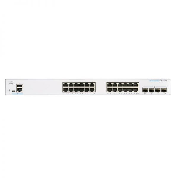 CBS350-24T-4G-CN Cisco Business 350 Series Managed Switches Cisco Business 350 switch,24 10/100/1000 ports,switch 4 Gigabit SFP, Rack-mountable
