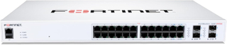 Fortinet FortiSwitch - 124F-FPOE L2+ Managed PoE Switch with 370W PoE (FS-124F-FPOE)