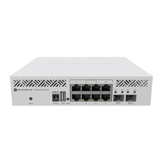MikroTik CRS310-8G+2S+IN 8-Port 2.5G Switch with 2x 10G SFP+, RouterOS v7, Layer 3 Hardware Offloading, Rackmount