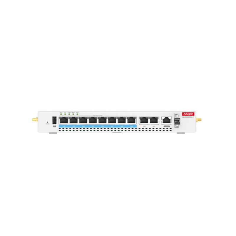 Ruijie 10 Port Mobile Router，High-Performance Modular Enterprise Router with Wi-Fi & PoE ，All-In-One Wireless WAN Gateway Router，RG-RSR830W-P
