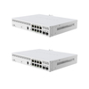 MikroTik CSS610-8P-2S+IN 8-Port Gigabit PoE+ Switch with 2x 10G SFP+ Ports, 140W PoE Budget, Fanless