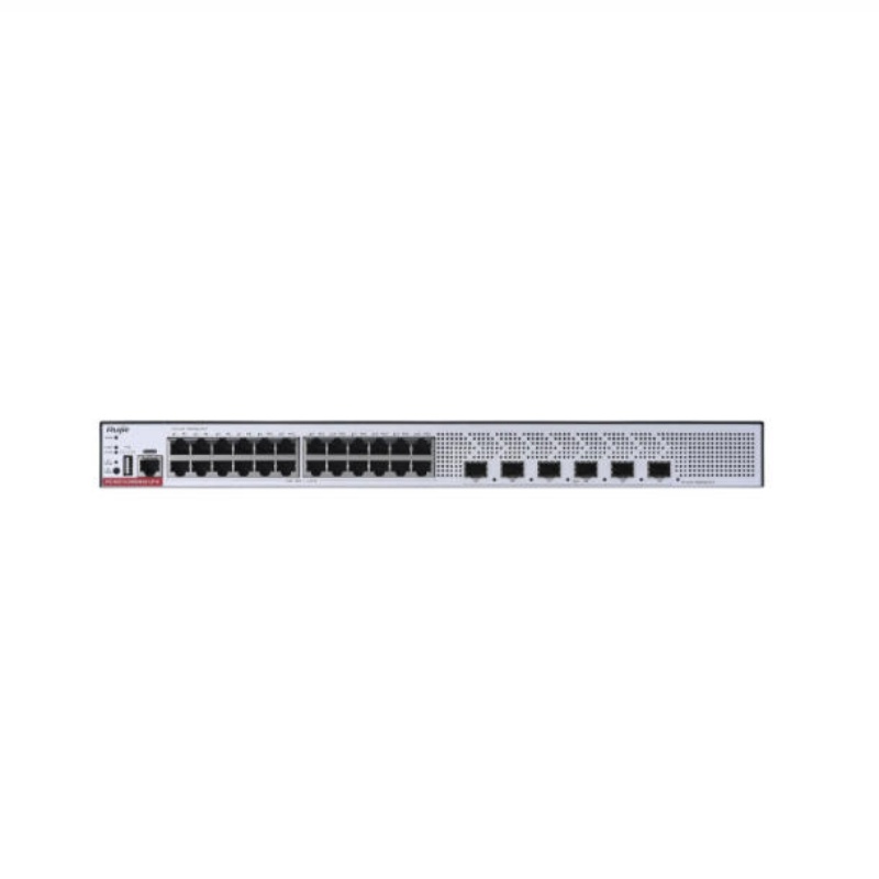 Ruijie RG-S5315-24MG6XS-UP-E Next-Generation 24-Port 2.5GE Multi-GE Access Switches with 10GE Uplinks, Supporting Up To 90 W (PoE++) Power Output Per Port