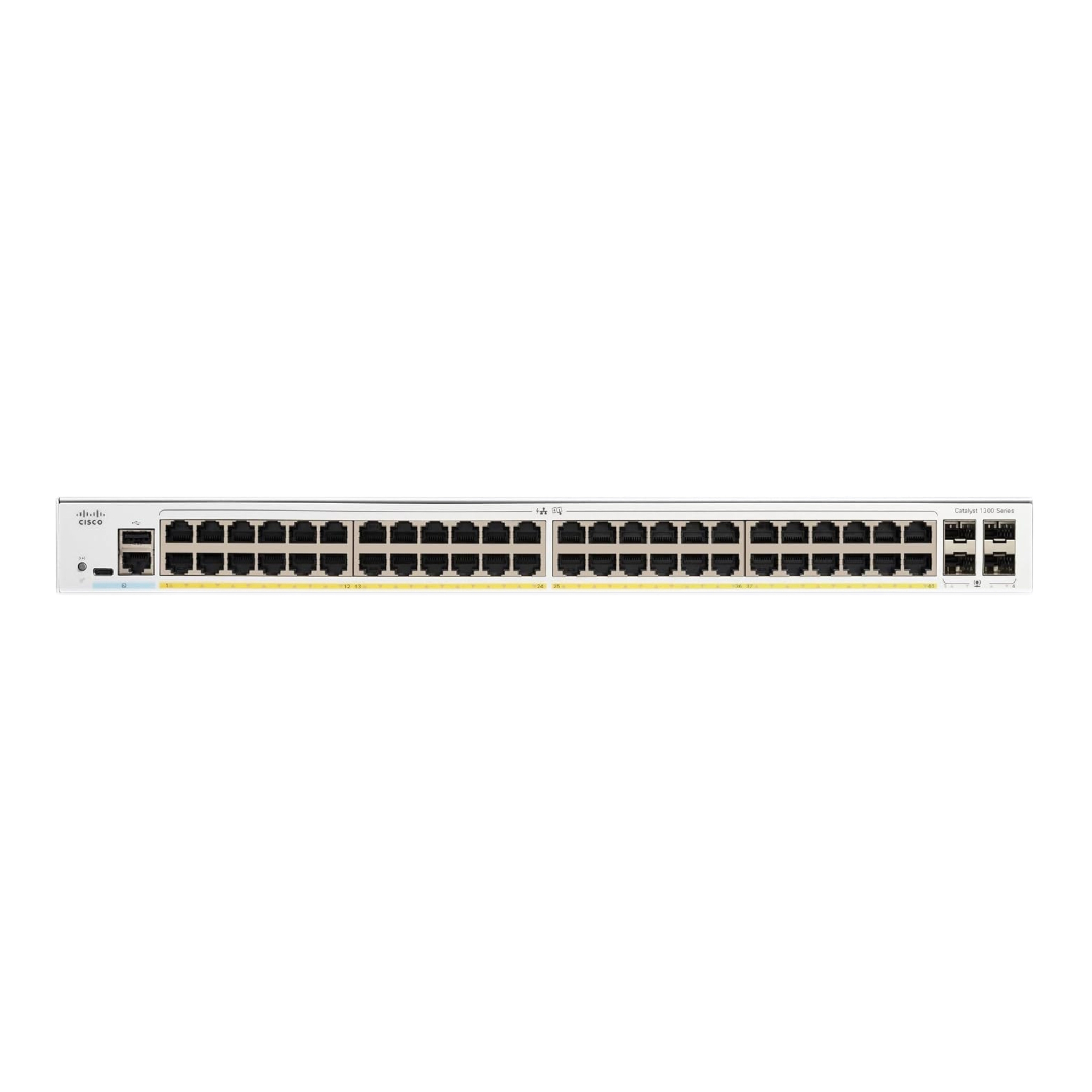 C1300-48P-4G, Cisco C1300 Switch, 48x PoE+ 370W/4x SFP/Rackmount
