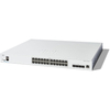 Cisco Catalyst 1300-24XT Managed Switch, 20 Port 10G Copper, 4x10GE SFP+ Combo, Limited Lifetime Protection