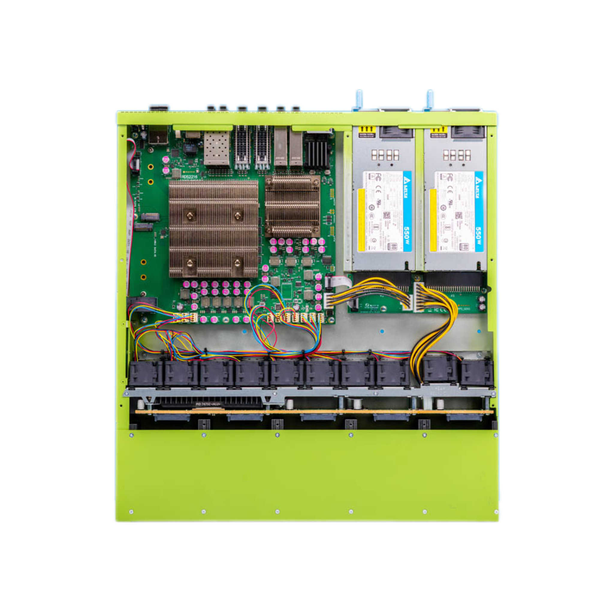 MikroTik RDS2216-2XG-4S+4XS-2XQ 100G Storage & Networking Server – 20-Bay U.2 NVMe, RouterOS ROSE Edition, Dual PSU
