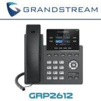 Grandstream GRP2612 2-Line HD Voice PoE+AC Power 4 BLF Keys Wall Mount for Office/Hotel VoIP Phone