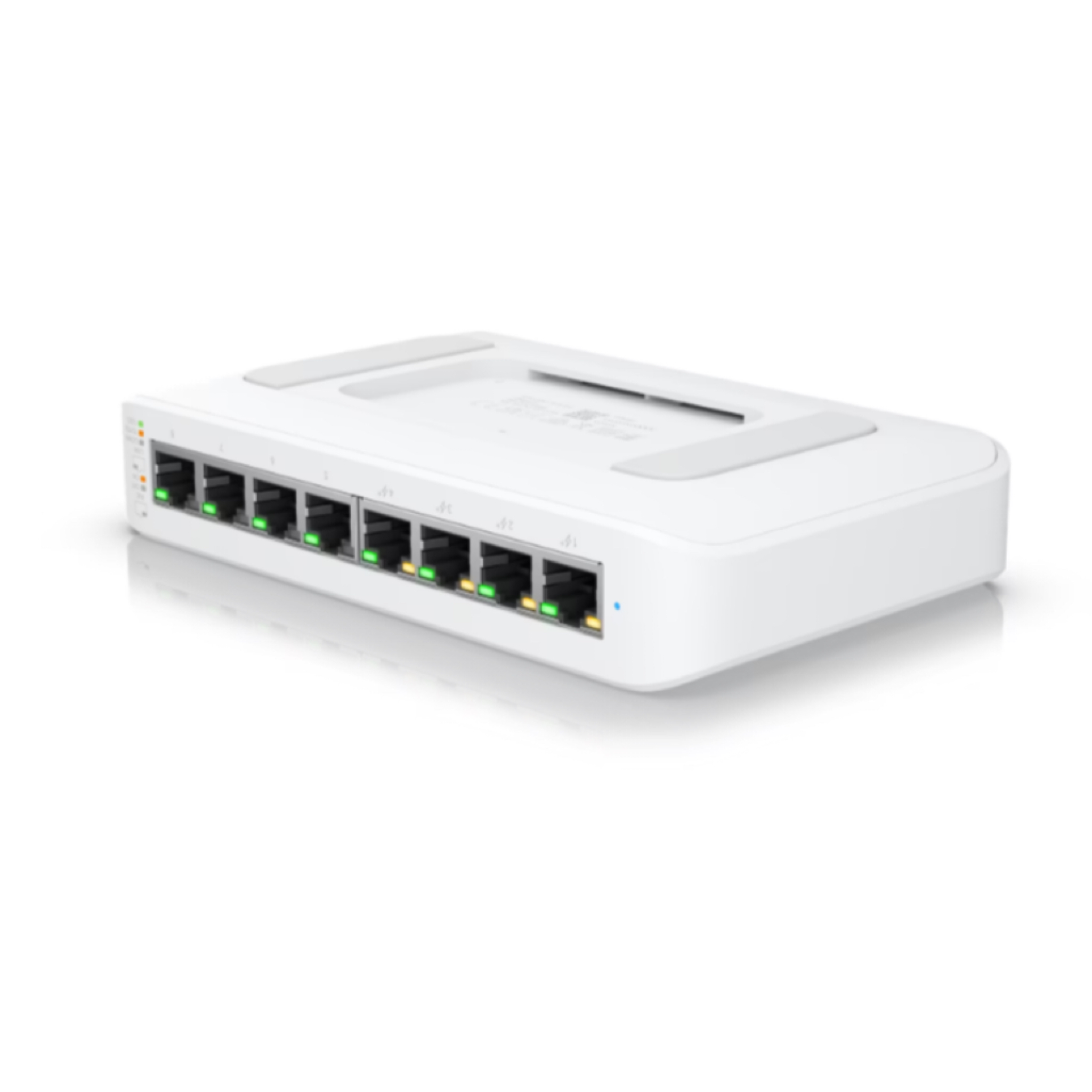 Ubiquiti UniFi Switch Lite 8 PoE USW-Lite-8-POE – 8-Port Gigabit Layer 2 Managed PoE Switch, 4x PoE+ 802.3at (52W Budget), Fanless Silent, Wall Mountable