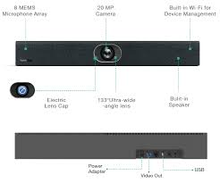 Yealink SmartVision 40 Intelligent All-in-one Conferencing Camera Dual Camera Integrated Audio USB Cameras