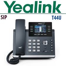 Yealink SIP T44U VoIP Phone 7-Inch HD Display 12 SIP Accounts PoE Business Desk Telephone IP Phone