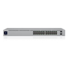 Ubiquiti UniFi Switch 24 PoE USW-24-POE – 24-Port Gigabit Layer 2 Managed Switch, 16x PoE+ 802.3at (95W Budget), 2x 1G SFP, Fanless Silent Cooling, 1.3" Touchscreen, Rackmount