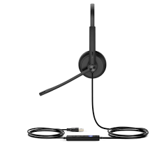 Yealink UH34 Wired USB Headset with Noise Cancelling Microphone for Office Call Center PC & Laptop (UC Certified)
