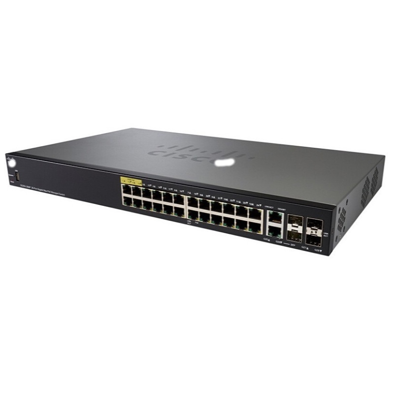 Cisco 350 Series 28 Port None-POE Switch Managed Switch SG350-28-K9-CN Desk Small Switch