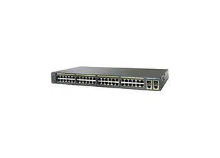 WS-C2960+48PST-S Catalyst 2960 Plus 48 10/100 PoE + 2 1000BT +2 SFP LAN Lite