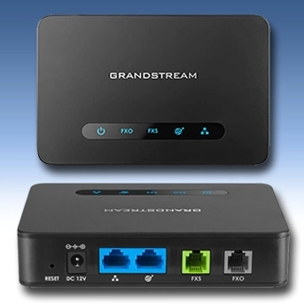 Grandstream HT813 Analog Phone Adapter Gateway 1 Analog Phone FXS Port and 1 PSTN Line FXO Port 