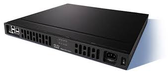 ISR4331-V/K9 100Mbps-300Mbps system throughput, 3 WAN/LAN ports, 2 SFP ports, multi-Core CPU,1 service module slots, Security, Voice,