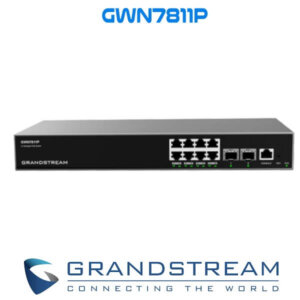 Grandstream GWN7811P 8-Port Gigabit Enterprise Layer 3 Managed PoE Network Switch 