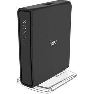 MikroTik hAP ac² RBD52G-5HacD2HnD-TC – Dual-Concurrent 2.4/5GHz Wi-Fi 5 Access Point & Router, 5x Gigabit Ethernet, USB, Quad-Core CPU, IPsec Hardware Encryption, Universal Tower Case