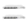 MikroTik CRS317-1G-16S+RM 16-Port 10GbE SFP+ Managed Switch – L3, 1U Rackmount with Dual Redundant Power Supplies, 800MHz CPU, 1GB RAM