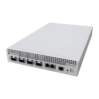 MikroTik CRS804-4DDQ-hRM 400G 4-Port QSFP56-DD Switch with 2x 10G Ethernet and Redundant Power Supplies