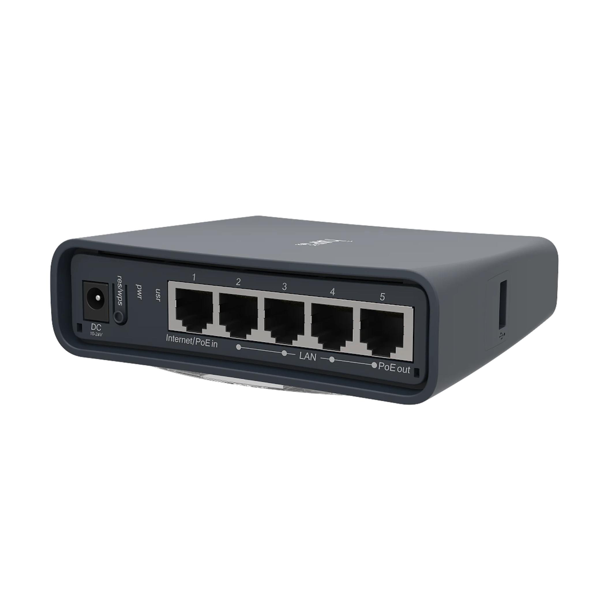 MikroTik hAP ac lite TC RB952Ui-5ac2nD-TC – Dual-Band AC750 Wireless Access Point with 5x Fast Ethernet, PoE-out on Port 5, 650MHz CPU, RouterOS L4, USB for 3G/4G, Tower Desktop Case Option 2