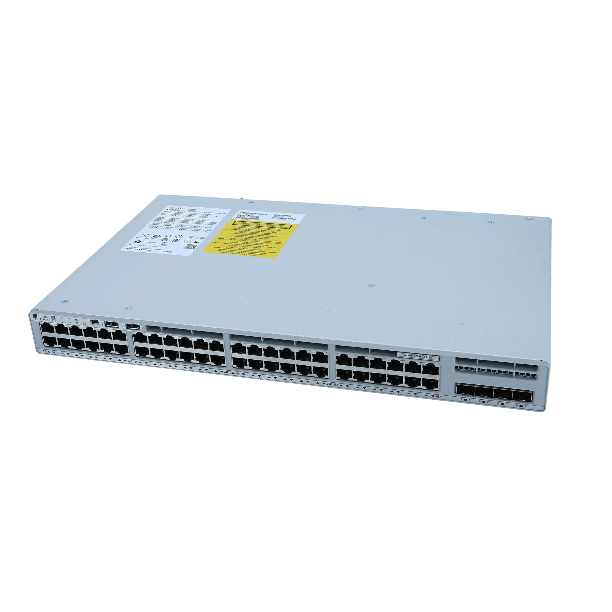 C9200L-48T-4G-E, Cisco Catalyst 9200L Switch, 48x1G, 4x1G uplink, Network Essentials