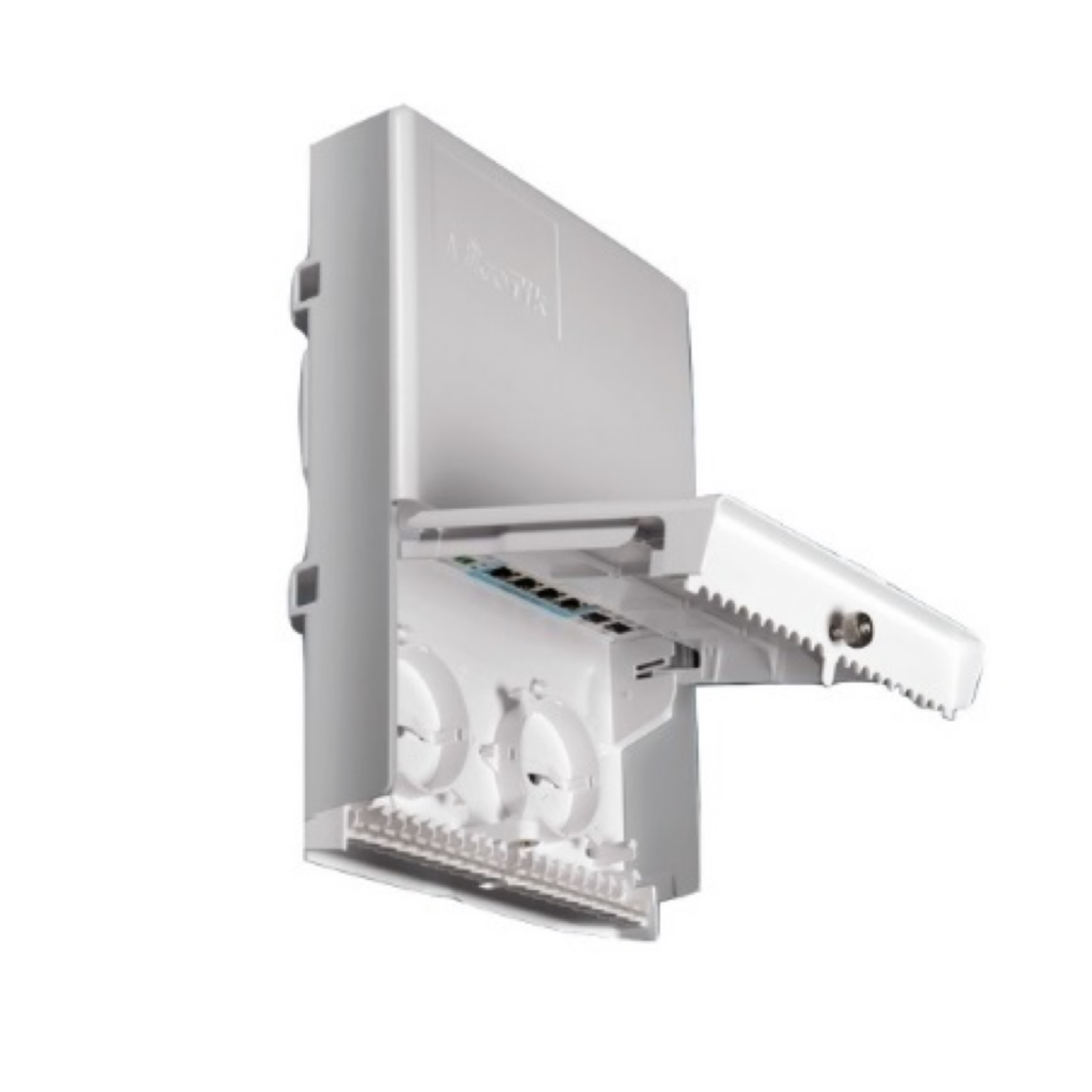 MikroTik netPower Lite 7R (CSS610-1Gi-7R-2S+OUT) – 8-Port Outdoor Gigabit Reverse PoE Switch, IP54 Weatherproof