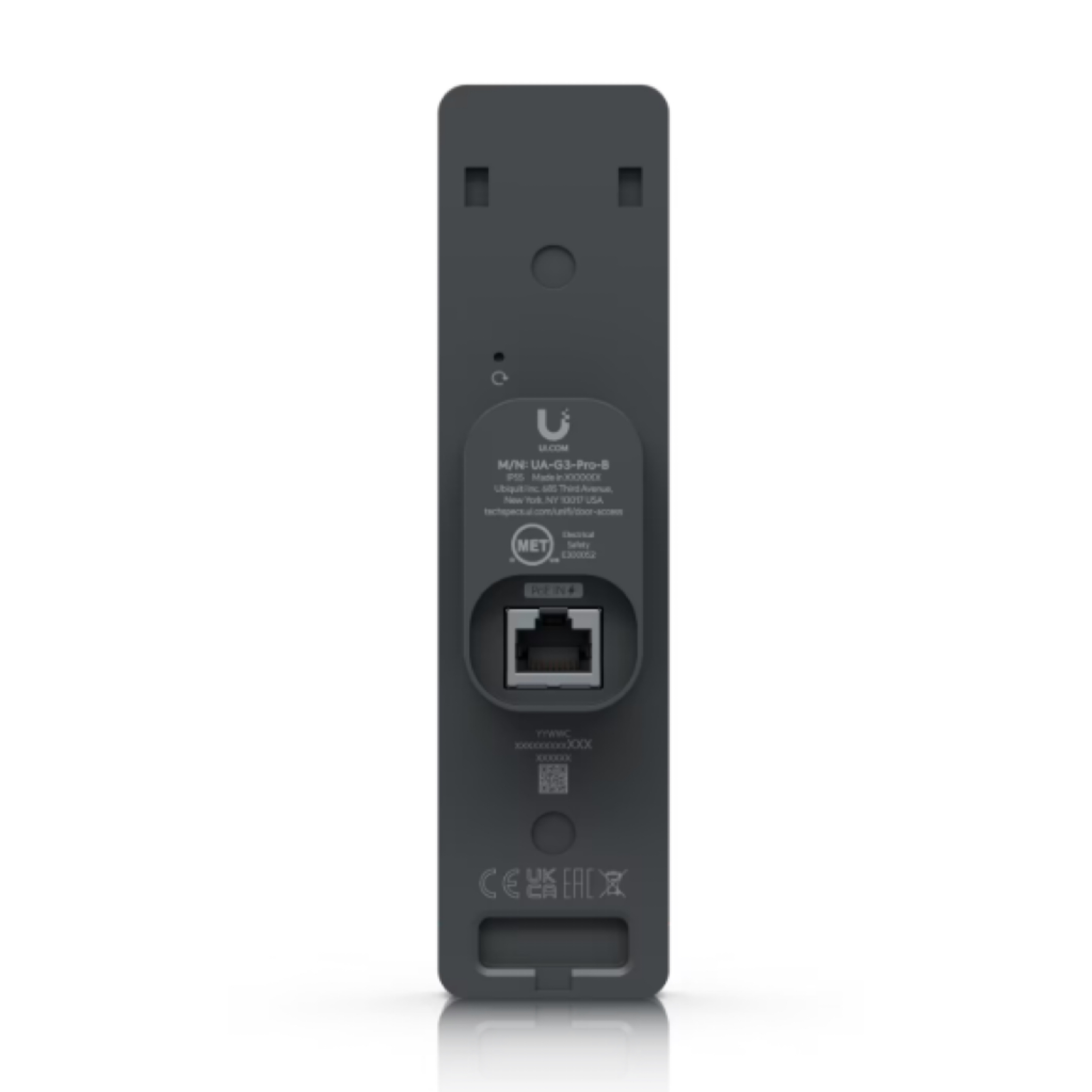 Ubiquiti UA-G3-Pro-B G3 Reader Pro Access Control Terminal – NFC Card, PIN, Face Recognition, Touch Pass, 4.7" Touchscreen, 12MP Camera, PoE, IP55, Black