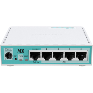 Mikrotik - hEX 5 Port Gigabit 512Mb RAM Router (E50UG)