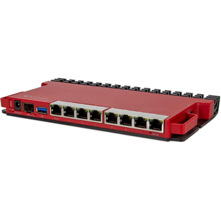 MikroTik L009UiGS-RM 8-Port Gigabit Router with 2.5G SFP, PoE-Out, RouterOS L5, 1U Rackmount