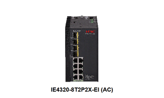 H3C IE4320-8T2P2X-EI (AC) Industrial Gigabit 8×1G RJ45 2×1G SFP 2×10G SFP+ Dual DC 24-48V Switch