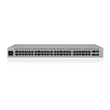 Ubiquiti UniFi Switch 48 PoE USW-48-POE – 48-Port Gigabit Layer 2 Managed Switch, 32x PoE+ 802.3at (195W Budget), 4x 1G SFP, Fanless Silent Cooling, 1.3" Touchscreen, Rackmount