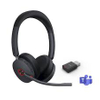 Yealink WH68 Hybrid Wireless DECT Wireless Headset Noise Cancelling USB/Bluetooth Connectivity Office/Home/Remote Work Headset 