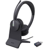 Yealink WH64 Hybrid Wireless Headset UC Certified 30hrs Battery Wideband Audio Compatible Business Bluetooth Headset 
