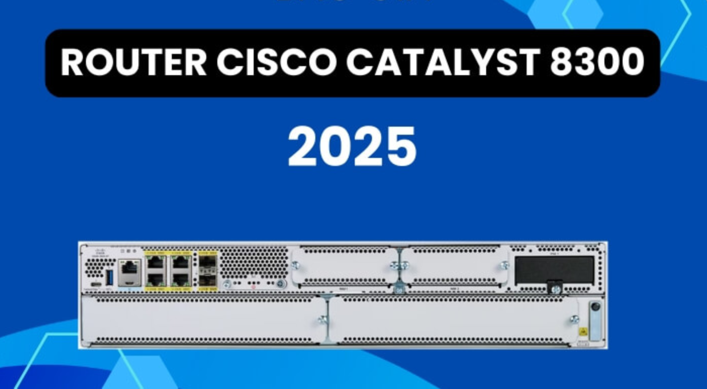 Cisco Catalyst 8300-2N2S-6T Enterprise 6-Port Gigabit Ethernet 2 NIM + 2 SM Slot Dual-Rack SD-WAN VPN Security WAN Edge Enterprise Router