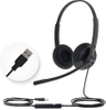 Yealink UH34 Wired USB Headset with Noise Cancelling Microphone for Office Call Center PC & Laptop (UC Certified)