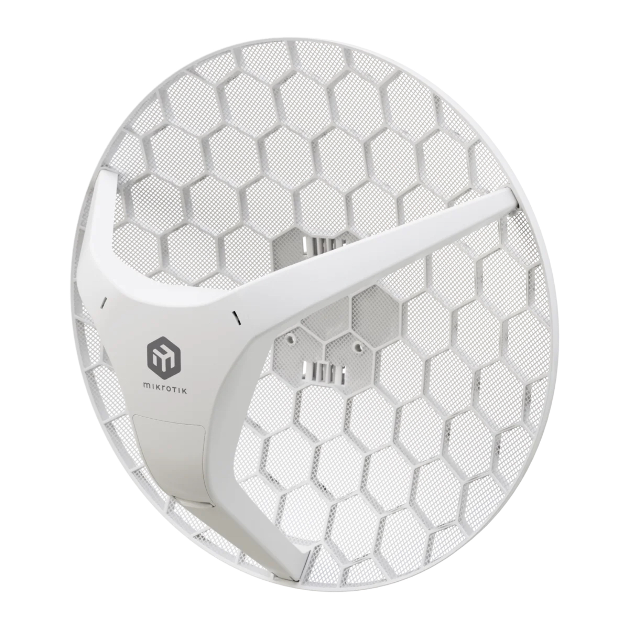 MikroTik LHG 5 ax LHG-5axD – 5GHz Outdoor Wi-Fi 6 CPE with 24.5dBi Antenna, 2×2 MIMO 1200Mbps, Gigabit PoE, IP54, RouterOS v7, Point-to-Point up to 20km