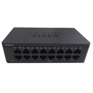 SF95D-16 16-Port 10/100 Desktop Switch 16 RJ-45 Connectors for 10BASE-T/100BASE-TX