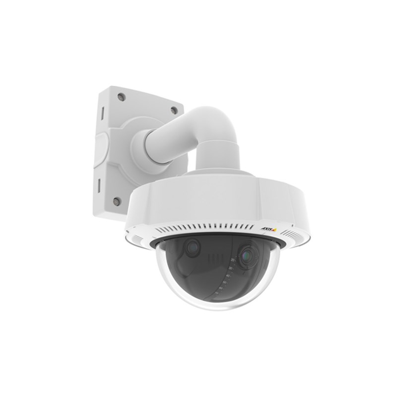 AXIS Q3708-PVE Network Camera 180º overview in challenging light conditions