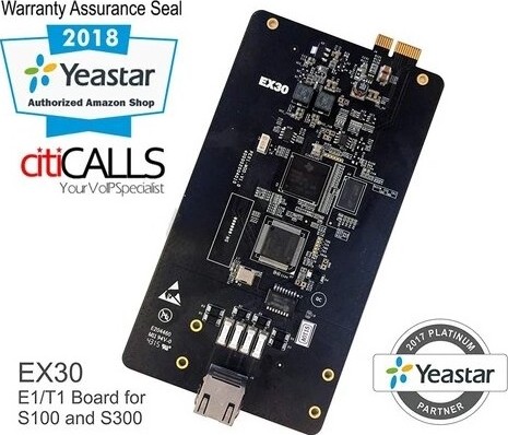 Yeastar EX30 Expansion Span 1 E1/T1 PRI Port for s100/s300 IP PBX