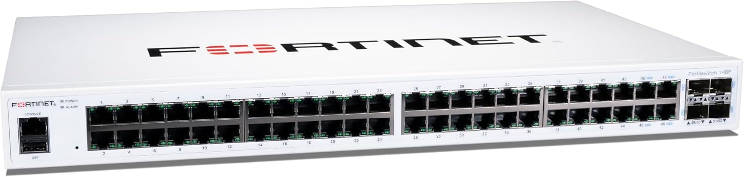 thumbnail image 2 of Fortinet FortiSwitch FS-148F Secure Managed Gigabit Ethernet Switch, 48 Ports, Reliable & Ready For Your Network 2 of 3