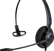 Alcatel-Lucent AH10 Series AH 11GA Wired Headset Noise Cancelling Mic Over Head Binaural Headset for Office Phone Desk Phone Call Center