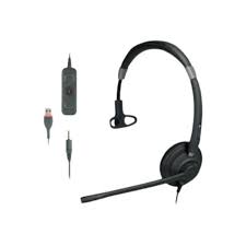 Alcatel-Lucent AH10 Series AH 11GA Wired Headset Noise Cancelling Mic Over Head Binaural Headset for Office Phone Desk Phone Call Center