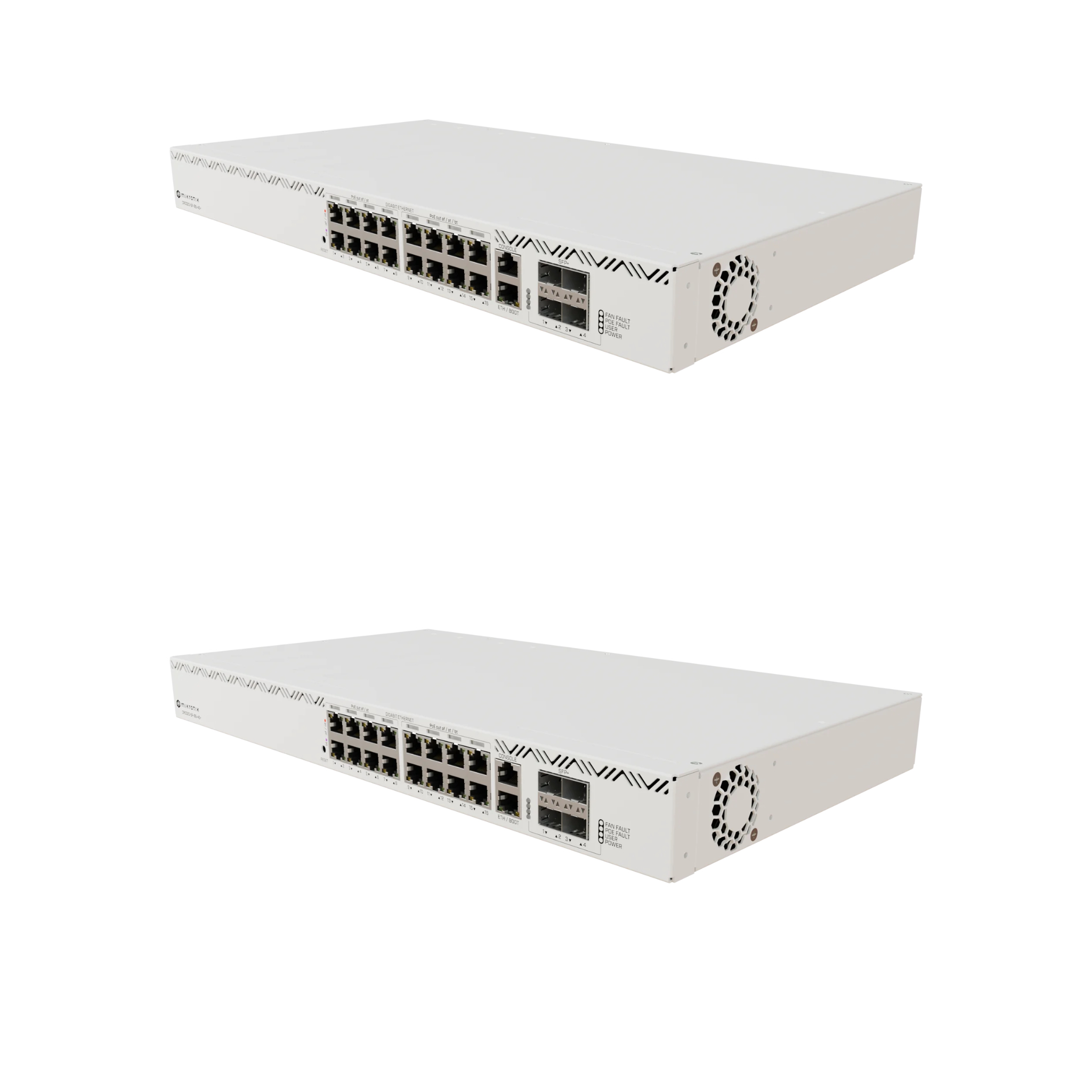 MikroTik CRS320-8P-8B-4S+RM 17-Port PoE++ Gigabit Switch – 8x 90W 802.3bt PoE++, 8x PoE+, 4x 10G SFP+, 963W Total PoE Output