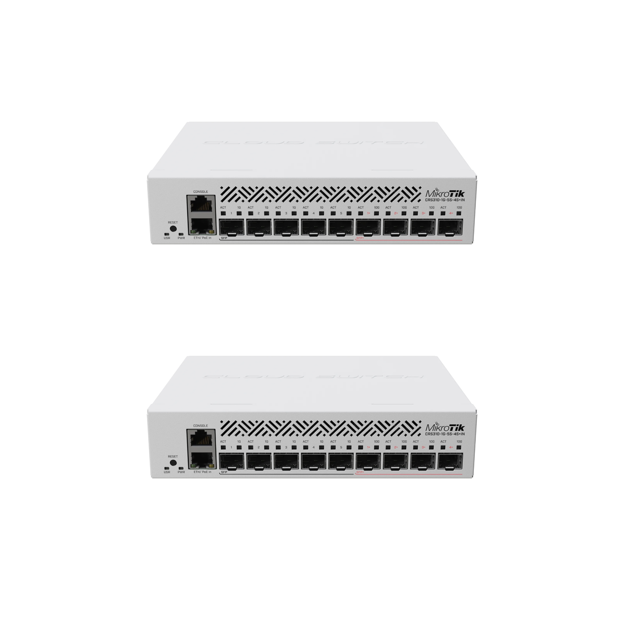 Mikrotik CRS310-1G-5S-4S+in 5 x SFP Ports 4 x SFP+ Ports and 1 x Gigabit Ethernet Port