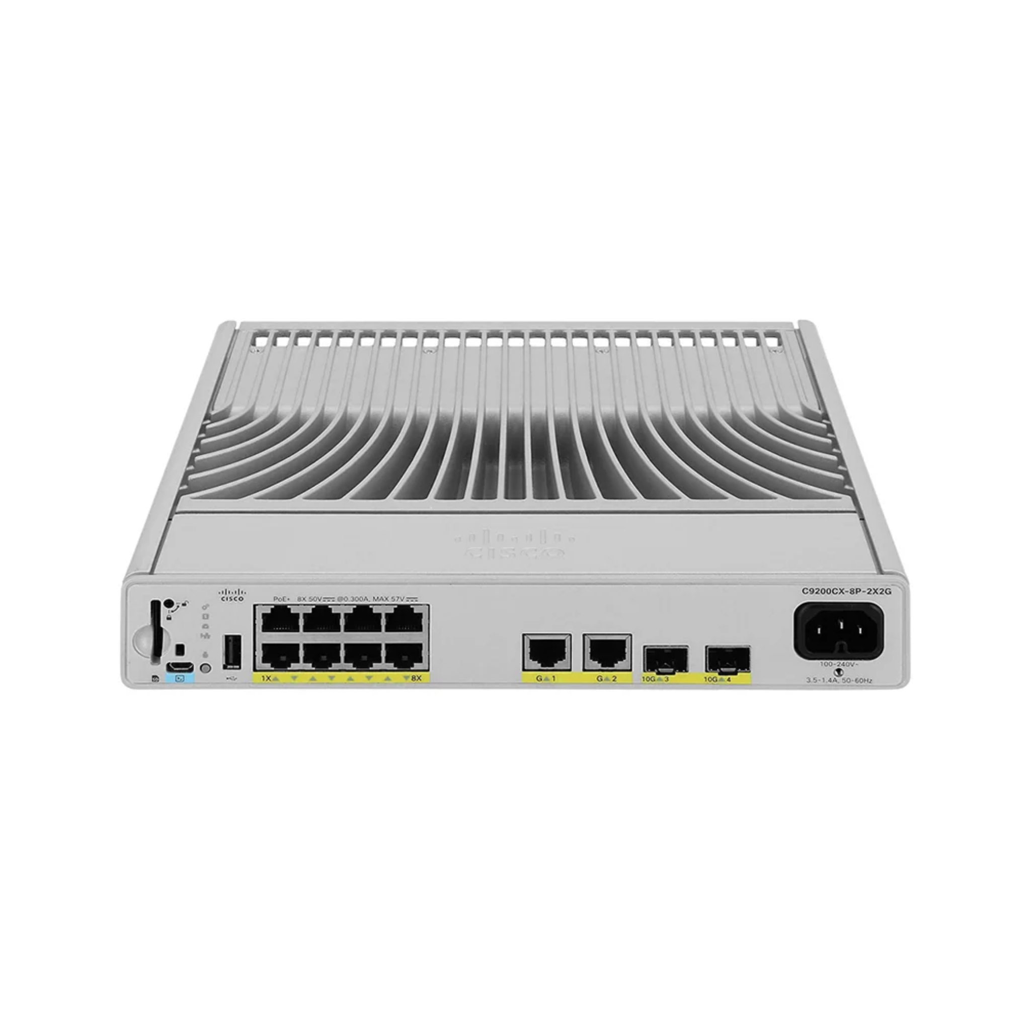 C9200CX-8P-2X2G-E, Cisco Catalyst 9200CX Switch, 8x1G PoE+/2x10G/2x1G