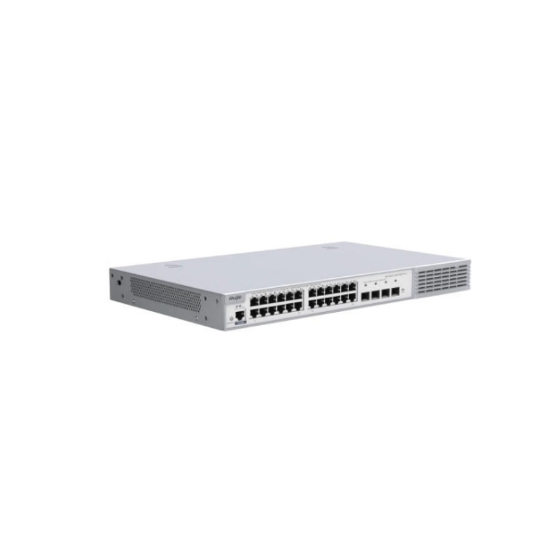 Ruijie RG-S2910-P-L series 24 port gigabit three-layer network management box type access layer PoE switch, gigabit uplink, RG-S2910-24GT4SFP-P-L
